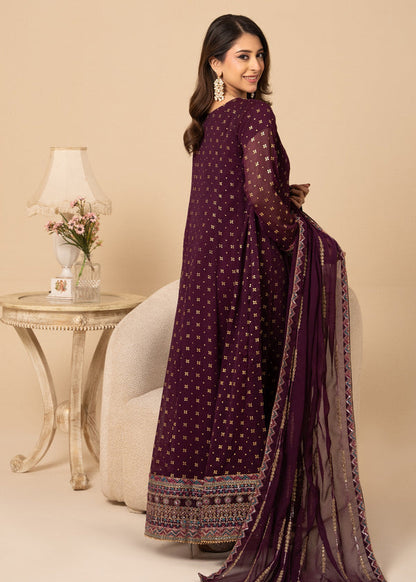 Noir & Noor Chiffon Flared Maxi | 3 Piece Suit