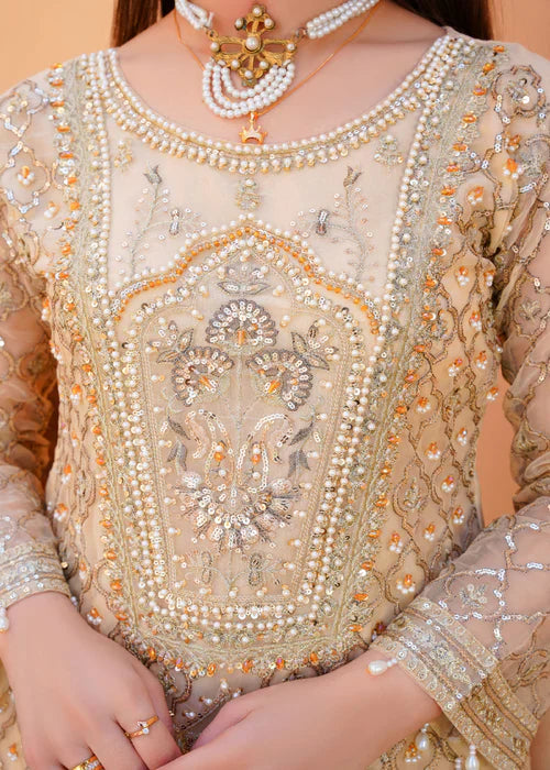 3PC Embellished Gharara Set
