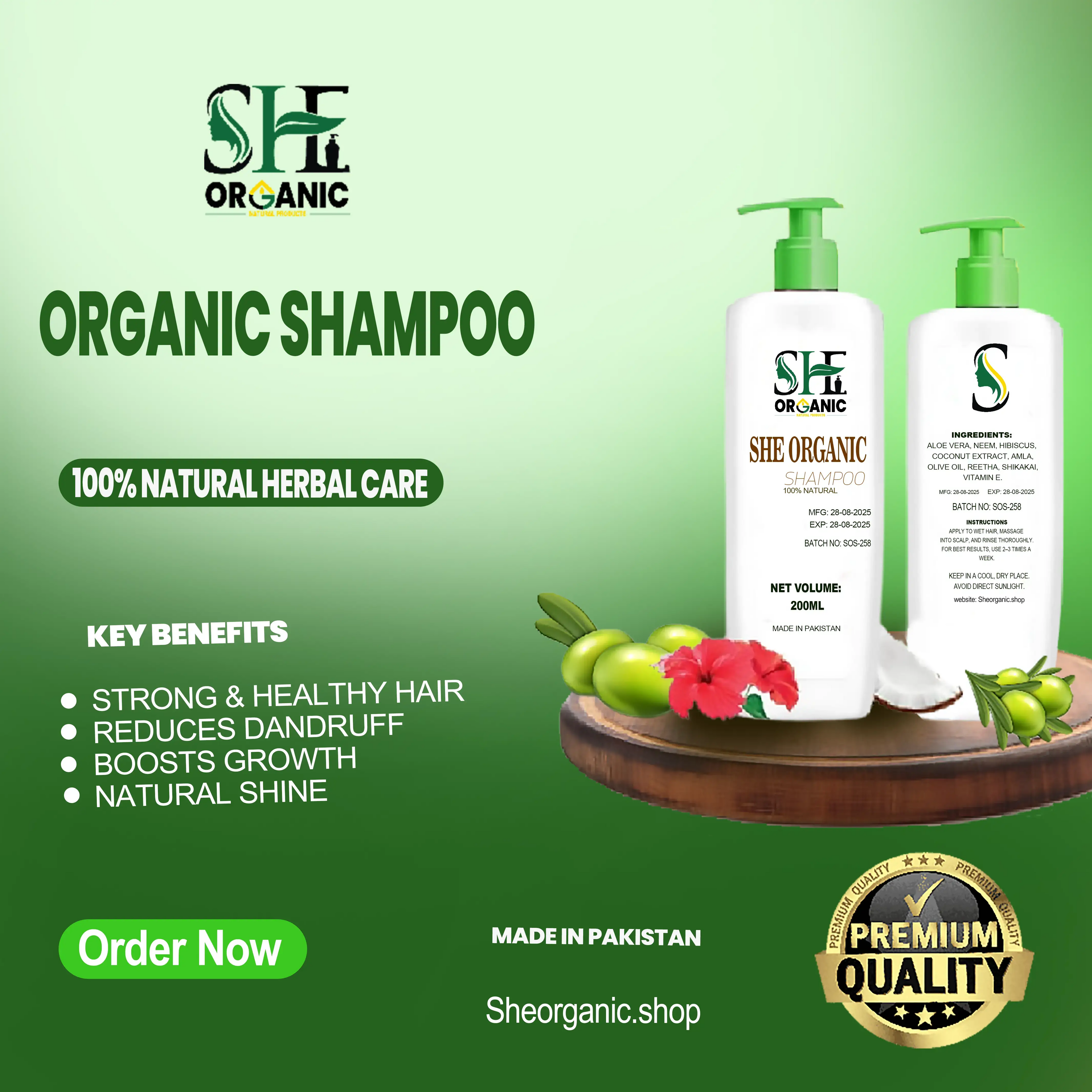 Herbal Organic Shampoo