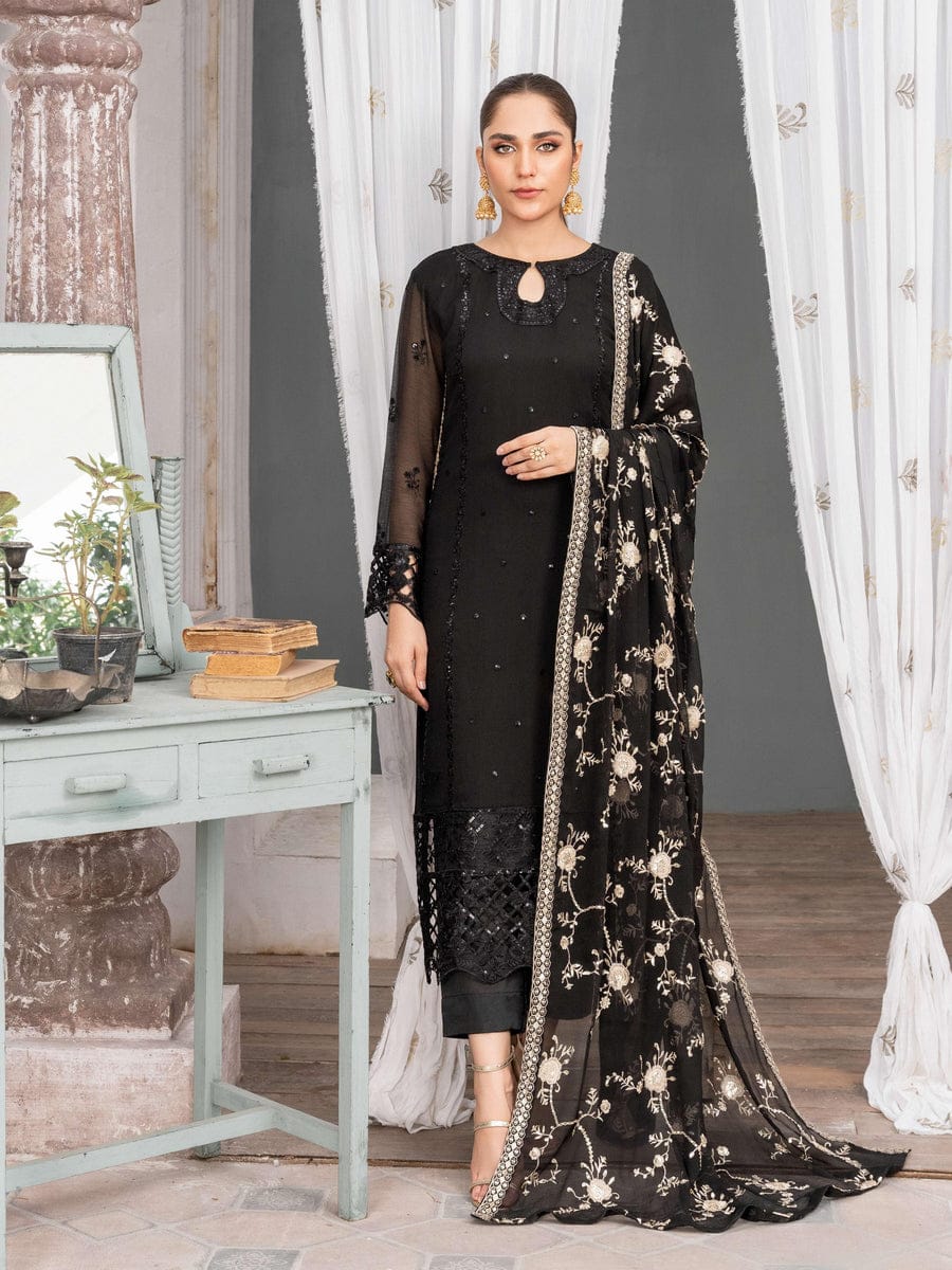 Graceful 3-Piece Organza Suit
