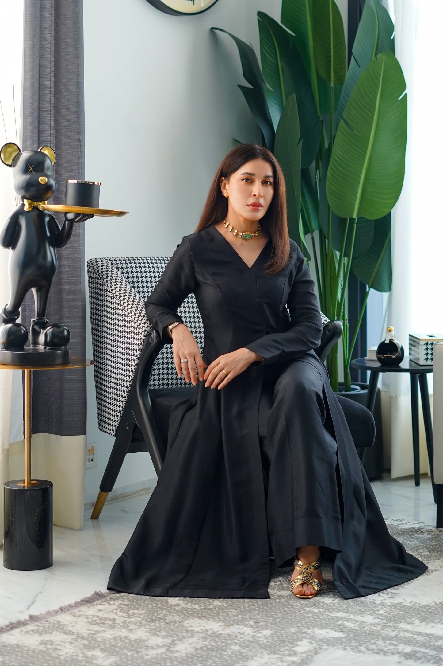 Exquisite Front Open Princess-Cut Ensemble