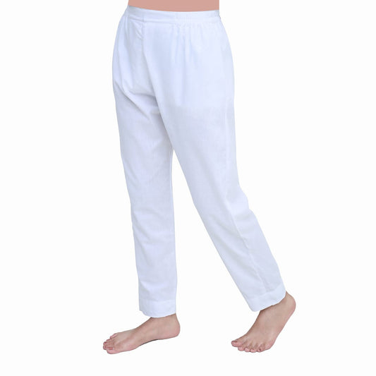 Basic Cotton Trousers for Women