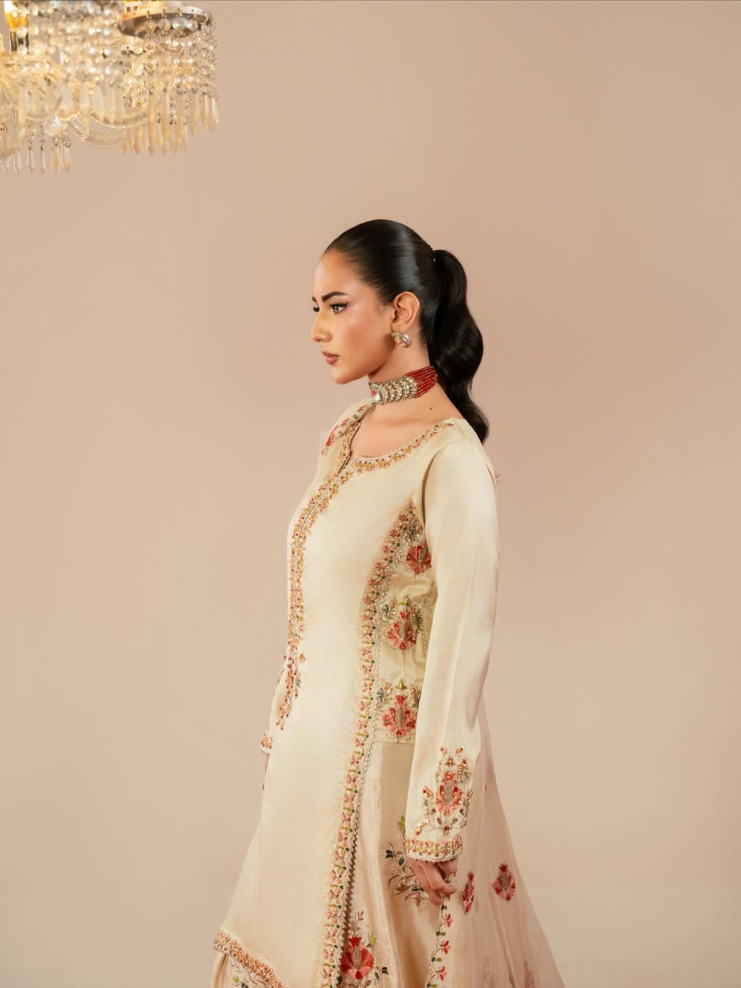 Premium Silk Embroidered Farshi Shalwar Collection