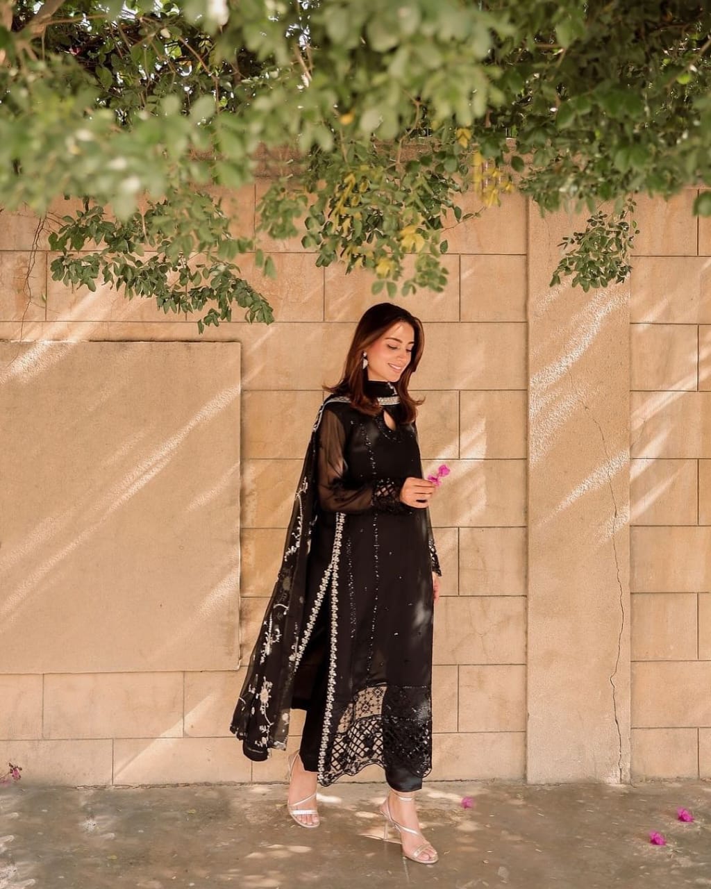 Graceful 3-Piece Organza Suit