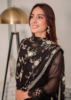 Graceful 3-Piece Organza Suit