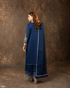 Premium Cotton Embroidered Suit with Dupatta