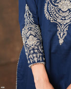 Premium Cotton Embroidered Suit with Dupatta