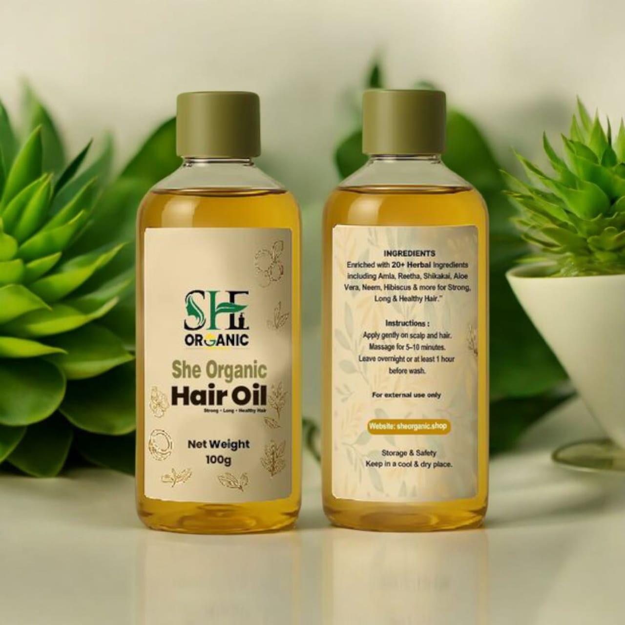 Organic Herbal Hair Oil
