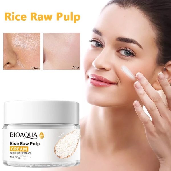 BIOAQUA Rice Raw Pulp Moisturizing Face Cream – Nourish Your Skin Naturally