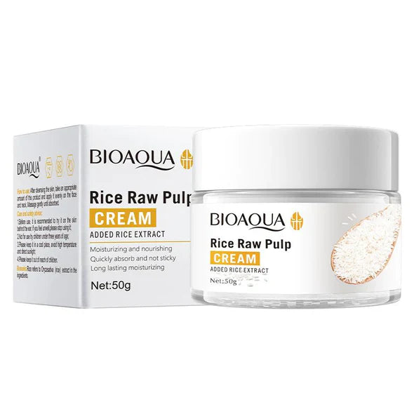 BIOAQUA Rice Raw Pulp Moisturizing Face Cream – Nourish Your Skin Naturally