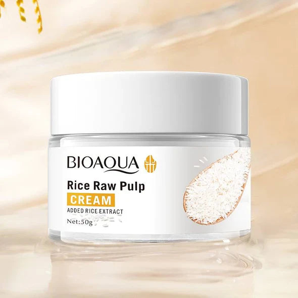 BIOAQUA Rice Raw Pulp Moisturizing Face Cream – Nourish Your Skin Naturally