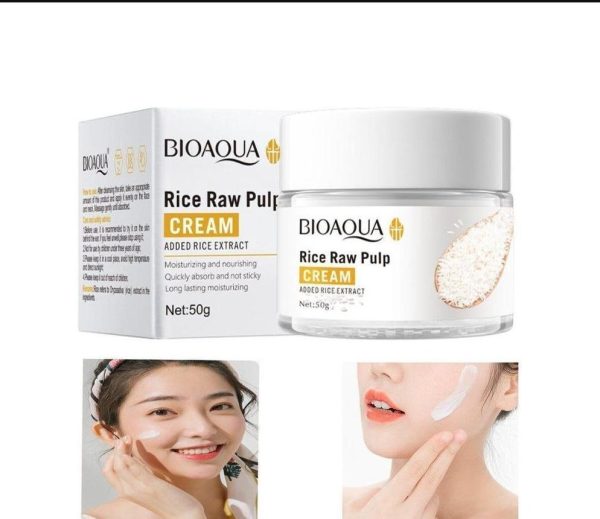 BIOAQUA Rice Raw Pulp Moisturizing Face Cream – Nourish Your Skin Naturally