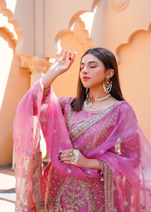 Mauve Pink Elegance - 3PC Embellished Gharara Set