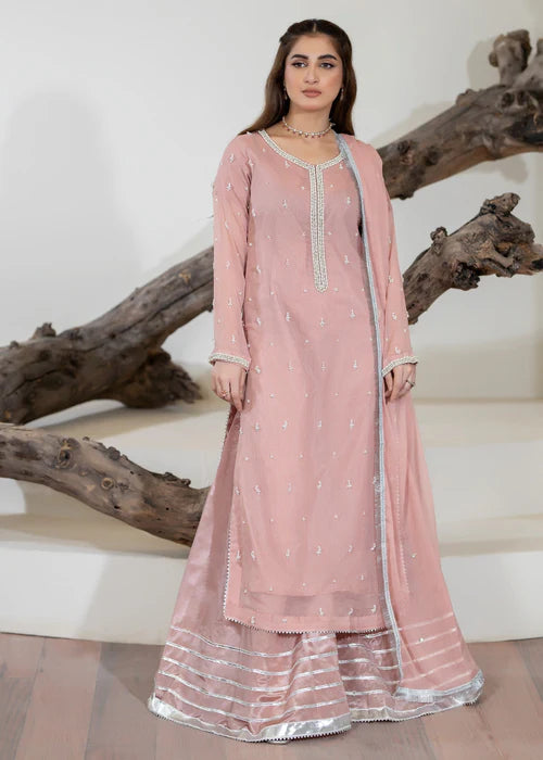 3PC Chiffon Kurta Set – Elegant Festive Ensemble