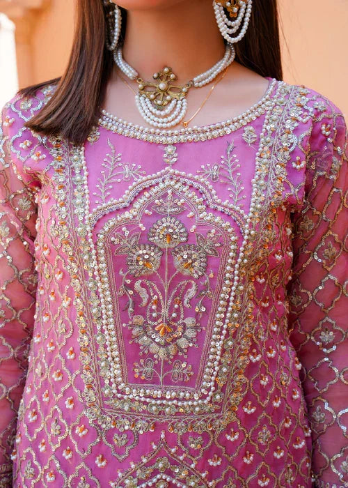 Mauve Pink Elegance - 3PC Embellished Gharara Set