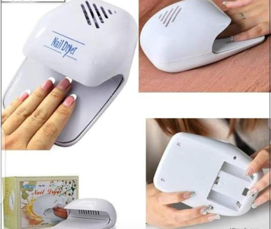 💨💅 Electric Nail Dryer Machine – Fast Drying with Air & UV Light! ✨🖤