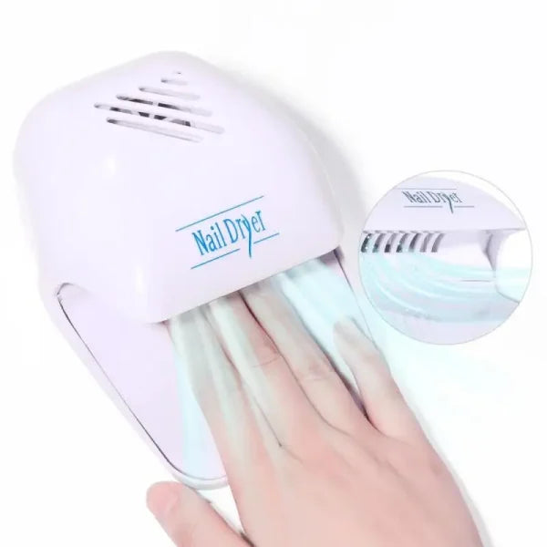 💨💅 Electric Nail Dryer Machine – Fast Drying with Air & UV Light! ✨🖤