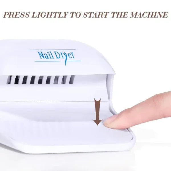 💨💅 Electric Nail Dryer Machine – Fast Drying with Air & UV Light! ✨🖤