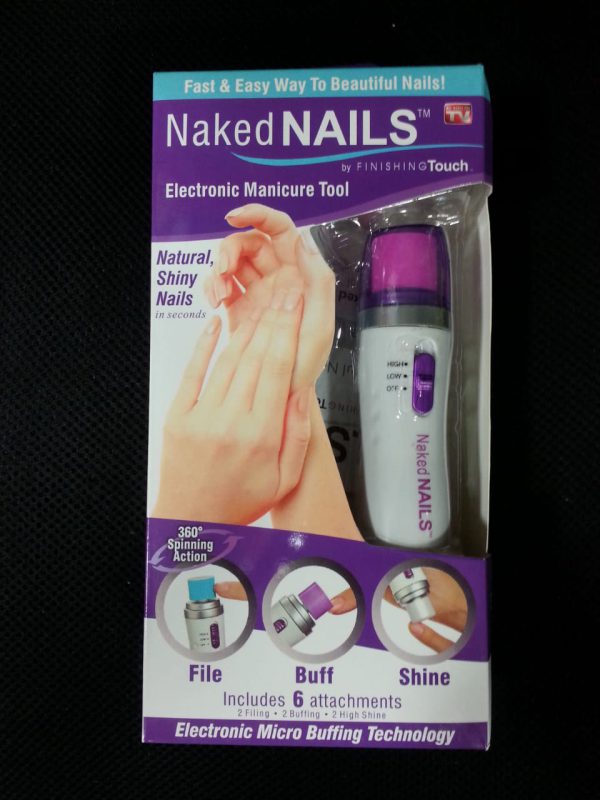 ✨ Naked Nails Electronic Manicure Tool – Shape, Buff & Shine Effortlessly! 💅💖